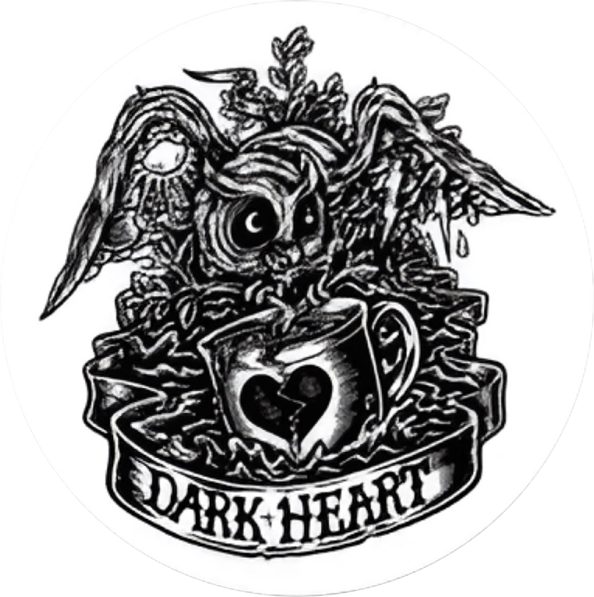 dark heart drawings